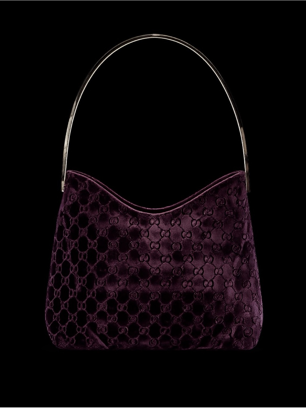 ❤️🔥FlaShSaLE❤️🔥Rare Vintage Gucci Tom Ford Velvet Bag in Deep Plum $1049 - Picture 2 of 13